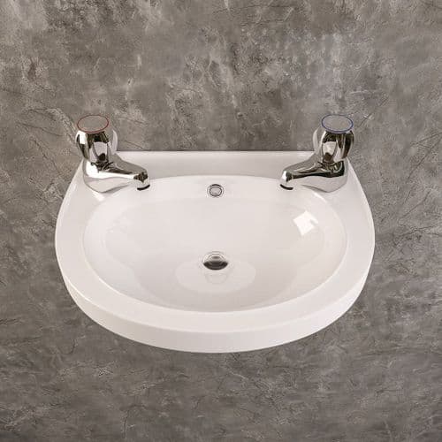 Kenton Basin Taps Chrome