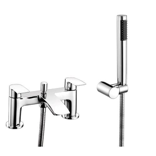 Khloe Chrome Bath Shower Mixer Tap & Shower Kit