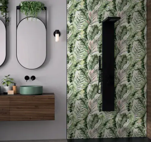 Kinewall Banana Trees 1250mm x 2500mm Shower Wall Panel