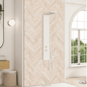 Kinewall Herringbone 1250mm x 2500mm Shower Wall Panel