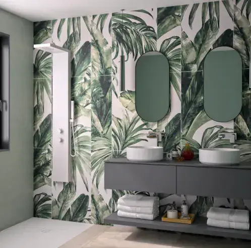 Kinewall Jungle 1250mm x 2500mm Shower Wall Panel