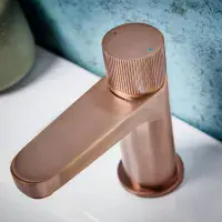 KOKO Brushed Bronze Tall Mono Basin Mixer Tap