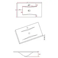 L Shaped Bath Vanity Pack with Black Taps, Dual Head Shower & Accessories