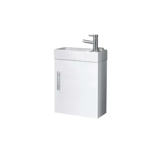 Landa Cloakroom Vanity Wall Mounted - High Gloss