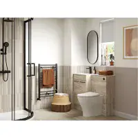 Lavello 1000mm L-Shape Pack (Left Hand) - Oak | Inc. Cistern & Basin