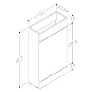 Lavello 900mm F/S L-Shape Pack & Basin (LH) - Oak