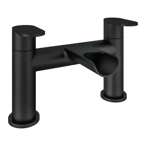 Ledwell Bath Filler Tap Matt Black