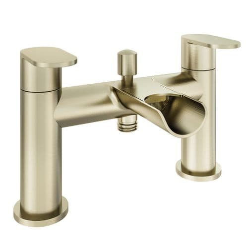 Ledwell Bath Shower Mixer (BSM) Tap with Handset Brushed Brass