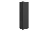 Leo 350mm Wall Hung 1 Door Tall Unit - Matt Black