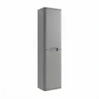 Libras 350mm 2 Door Wall Hung Tall Unit, Matt Grey