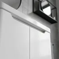 Libras 500mm 2 Door Basin Unit White Gloss, Includes Ceramic Basin