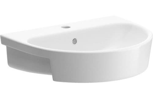 Lile 555 x 435mm Semi Recessed Basin