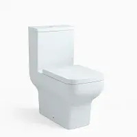 Frontline Lucca Close Coupled Toilet | Open Back WC | Bathcenter