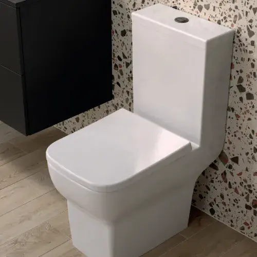 Lucca Close Coupled Toilet | Soft Close Seat & Dual Flush