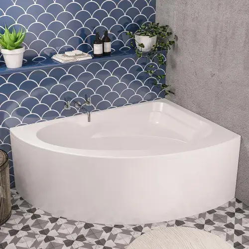 Lundy Corner Bath, Left or Right Hand 1500 x 1040mm