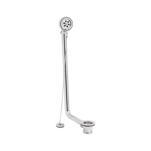 Luxury Chrome Exposed Retainer Bath Waste & Overflow