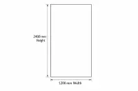 M1 Series PVC Panel - White Diamond Stone - 2400mm x 1200mm x 10mm