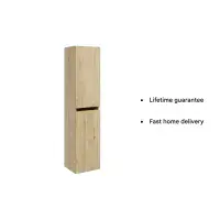 Marbelle 1200 Tall Boy cabinet Davos Oak