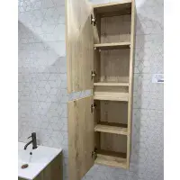 Marbelle 1200 Tall Boy cabinet Davos Oak