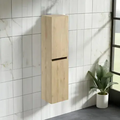 Marbelle 1200 Tall Boy cabinet Davos Oak