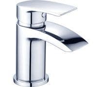 Mataro Cloakroom Basin Mixer Tap, Chrome, Modern Lever Style