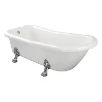 Maynard Freestanding Bath, 1530 x 760mm 2 Tap Holes