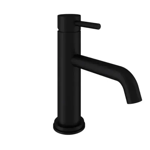 Meriden Mini Basin Mono Tap including waste - Matt Black