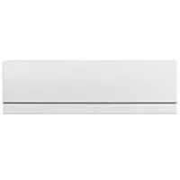 Merit Durable Acrylic Bath, 1700mm x 700mm, Single Ended, 2 Tap Holes, Optional Reinforced Upgrade