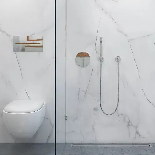 Mermaid Elite Shower Panels - Athena Marble