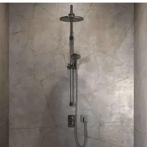 Mermaid Elite Shower Panels - Gold Stone