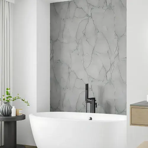 Mermaid Elite Shower Panels - Marmo Grigio