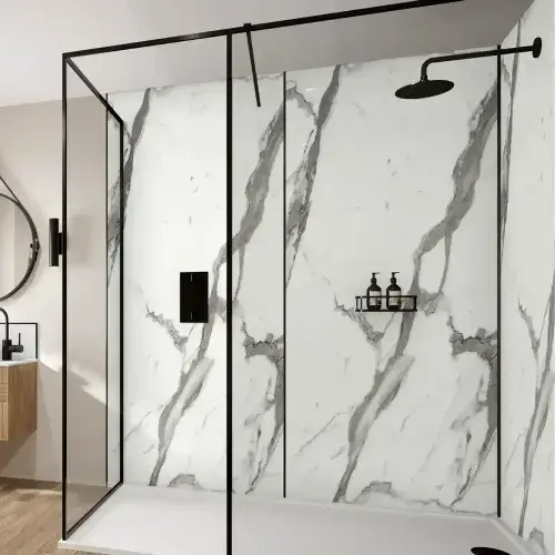 Mermaid Wetwall Panels - Calacatta Statuario - All Sizes