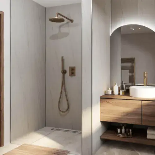 Mermaid Wetwall Panels - Gris Granite - All Sizes