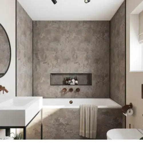 Mermaid Wetwall Panels - Vintage Concrete - All Sizes