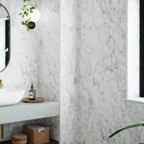 Mermaid Wetwall Panels - White Marble - All Sizes