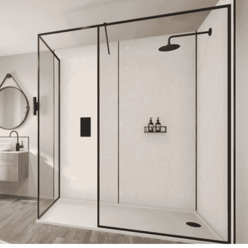 Mermaid Wetwall Shower Panel Corner Kit