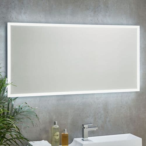 Mosca 1200mm x 600mm LED Mirror with Bluetooth, Demister & Shaver Socket