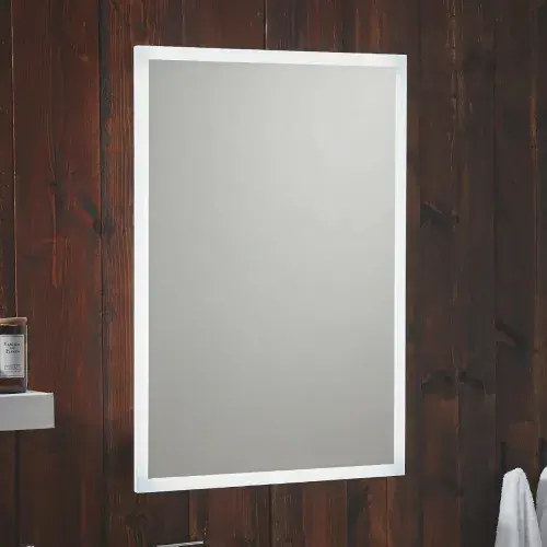 Mosca LED Mirror 500 x 700mm with Bluetooth, Demister & Shaver Socket
