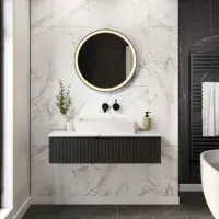 Multipanel Crystal Marble XL Offset Tile Collection 2400 x 598mm Hydrolock Panel