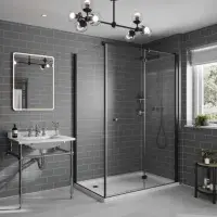 Multipanel Dust Grey Metro Tile Collection 2400 x 598mm Hydrolock Panel