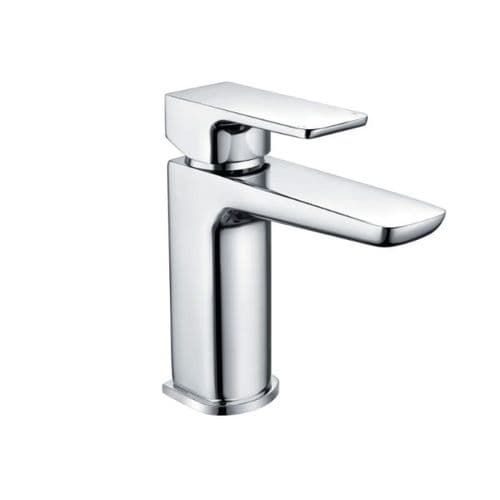 Muro Basin Monobloc Mixer Tap With Waste - Brushed Brass, Matt Black or Chrome