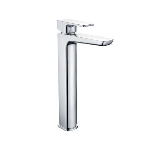 Muro High Riser Basin Monobloc Tap - Matt Black, Brushed Brass or Chrome