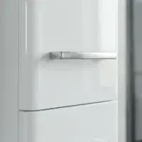 Narvik 300mm Waterproof Tall Unit - Gloss White | Wall Hung Storage