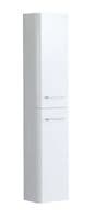 Narvik 300mm Waterproof Tall Unit - Gloss White | Wall Hung Storage