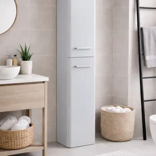 Narvik Waterproof 300mm Tall Unit Light Grey