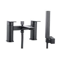 Neo Matt Black Bathroom Tap Pack, Basin Mixer, Bath Filler or Shower Mixer & Waste
