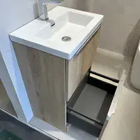 Neo Plus Oak 600 Floor Standing Drawer Unit inc Basin