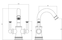 Newlyn Basin Mono Tap with Waste - Chrome