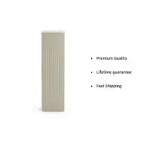 Octavia Matt Oat 350mm Tall Wall Hung Unit