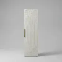 Octavia Matt Oat 350mm Tall Wall Hung Unit